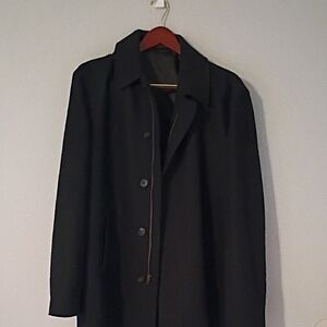 Ralph Lauren Men's Black Trench Coat